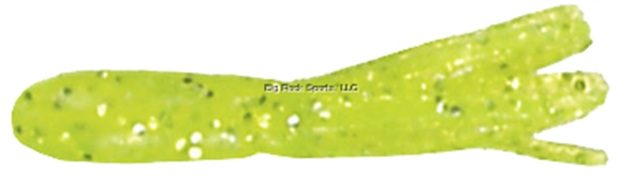 Picture of Mizmo Specs Crappie Tube, 1 1/2", Chartreuse/Silver Glitter, 15/Pack