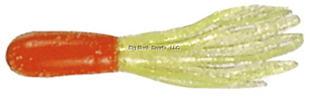 Picture of Mizmo Specs Crappie Tube, 1 1/2", Orange/Chartreuse, 15/Pack