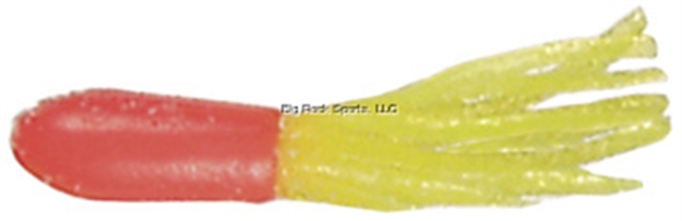 Picture of Mizmo Specs Crappie Tube, 1 1/2", Pink/Chartreuse, 15/Pack