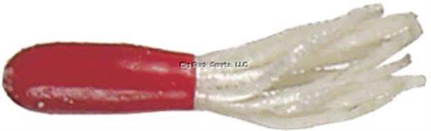 Picture of Mizmo Specs Crappie Tube, 1 1/2", Red/Pearl, 15/Pack