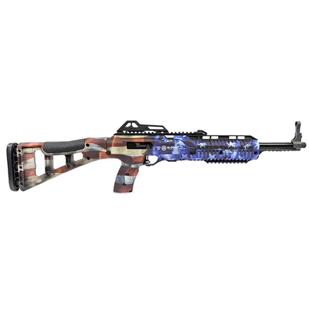 Picture of  Hi-Point 995Tsflg 995Ts Carbine 9Mm Luger 16.50" 10+1, American Flag, Skeletonized Stock, Adjustable Sights