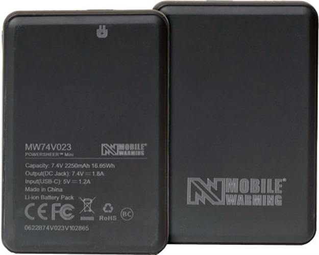 Picture of Mobile Warming Warming 7.4V Battery & Cable Black W/Usb 2350Mah! MWCB74V02322