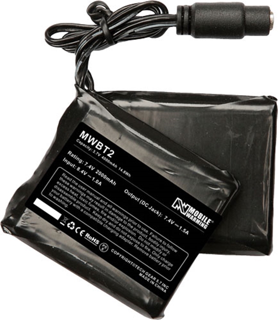 Picture of Mobile Warming Warming 7.4V Lith-Ion Battery For MW Gloves 1 Battr! MWBT2