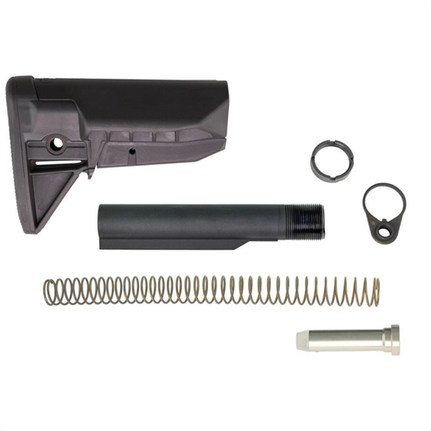 Picture of Bcm Gfskmod0spmd Bcmgunfighter Mod 0 Kit Black Synthetic With Sopmod Widebody Cheekweld For Ar-Platform BCM-GFSK-MOD0-SPMD-BLK 812526021267