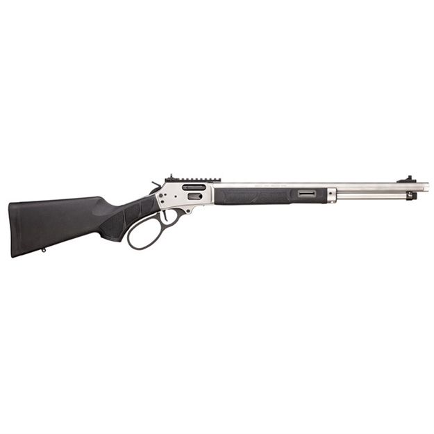 Picture of  Smith & Wesson 13812 1854  44 Mag 9+1 19.25" Stainless Steel Threaded Barrel, Picatinny Rail Receiver, Fixed Black Synthetic Stock 022188896862