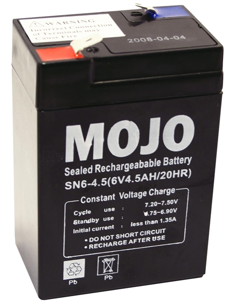 Picture of  Mojo Outdoors Hw1013 Ub645 Rechargeable 6V Lead-Acid 4.5 Mah
