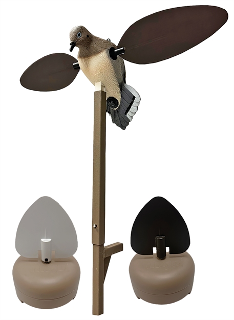 Picture of  Mojo Outdoors Hw2548 Voodoo/2 Flock A Flickers  Sports South Exclusive Brown/White Decoy Combo With 2 Flickers