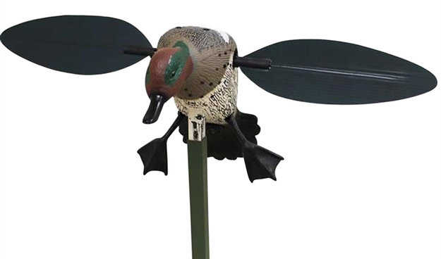 Picture of Mojo Outdoors Motorized Spinning Wing Teal Decoy, 3-Piece Support Pole, Uses 4-Aa Batteries (Not Incl) HW8101 816740002118