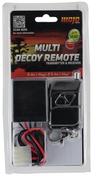 Picture of  Mojo Outdoors Hw2444 Multi Decoy Remote Kit Black Compatible With Mojo Decoys