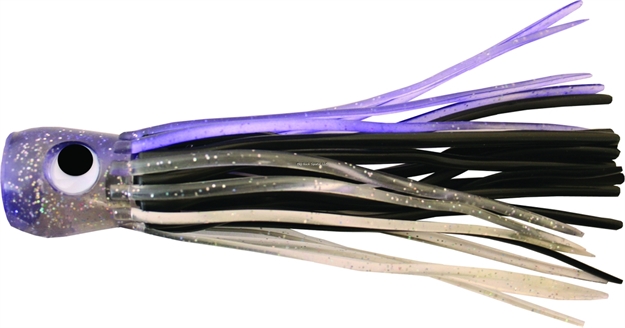 Picture of Mold Craft Little Super Chugger Unrigged Trolling Lure, 5", Purple/Silver/Black