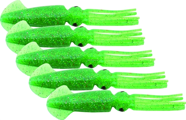 Picture of Mold Craft Squirt Squid, 6", Green, 5/Pack