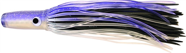 Picture of Mold Craft Standard Wide Range Unrigged Trolling Lure, 9 1/2", Purple/Silver/Black