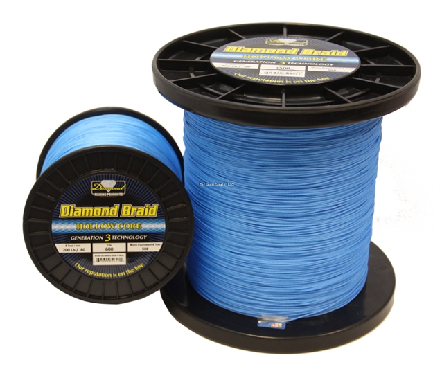 Picture of Momoi Diamond Braid Generation Iii Hollow Core 200Lb 1500Yd Blue
