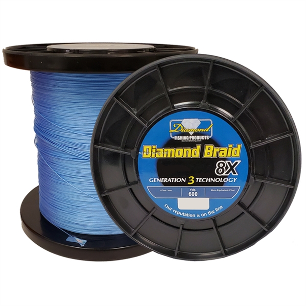 Picture of Momoi Diamond Braid Generation Iii Hollow Core 200Lb 600Yd Blue
