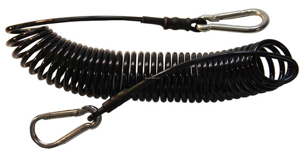 Picture of Momoi Diamond Fishing Rod & Reel Safety Leash Black