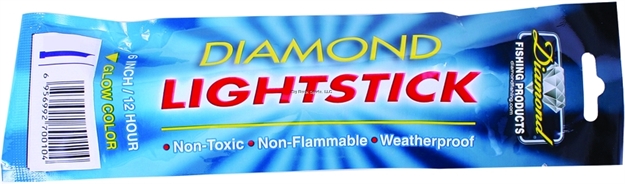 Picture of Momoi Diamond Lightstick 6" Green Foil Wrapped