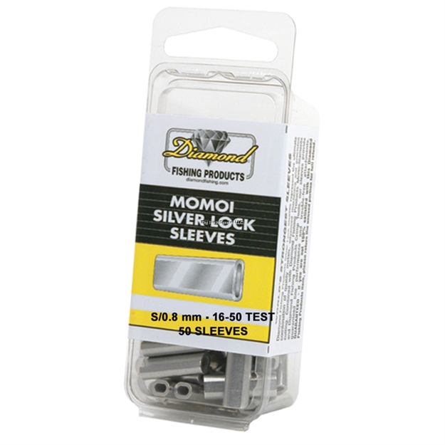 Picture of Momoi Diamond Mini Lock Sleeves SZ S 50-60Lb Mono 50Pk