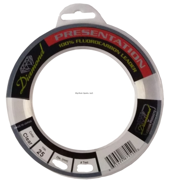 Picture of Momoi Diamond Presentation Fluorocarbon Leader 20Lb 25Yd Clear