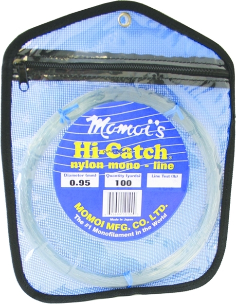 Picture of Momoi Hi-Catch Mono Leader Coil 200Lb 100Yd Coil Clear White