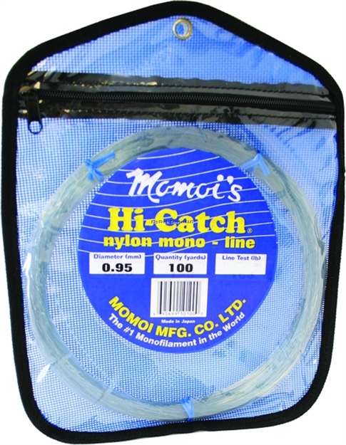 Picture of Momoi Hi-Catch Mono Leader Coil 300Lb 100Yd Coil Smoke Blue