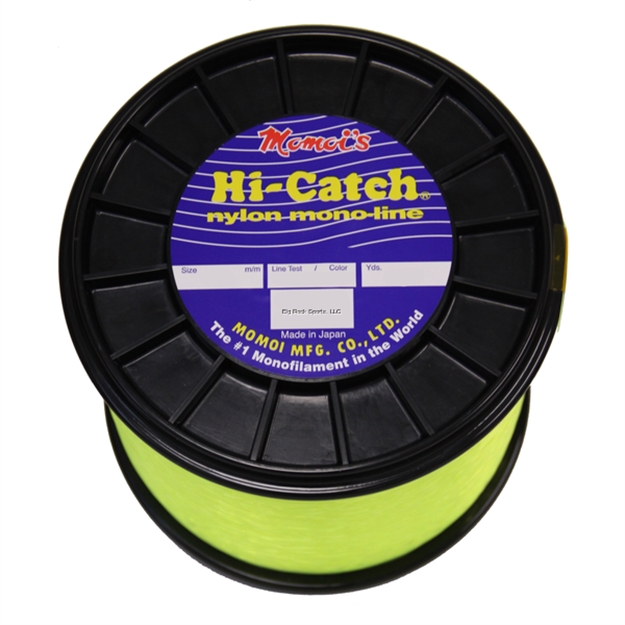 Picture of Momoi Hi-Catch Mono Line 130Lb 1900Yd Hi-Vis Yellow 5Lb Spool