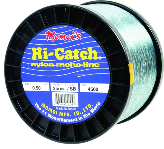 Picture of Momoi Hi-Catch Mono Line 25Lb 4500Yd Smoke Blue 2Lb Spool