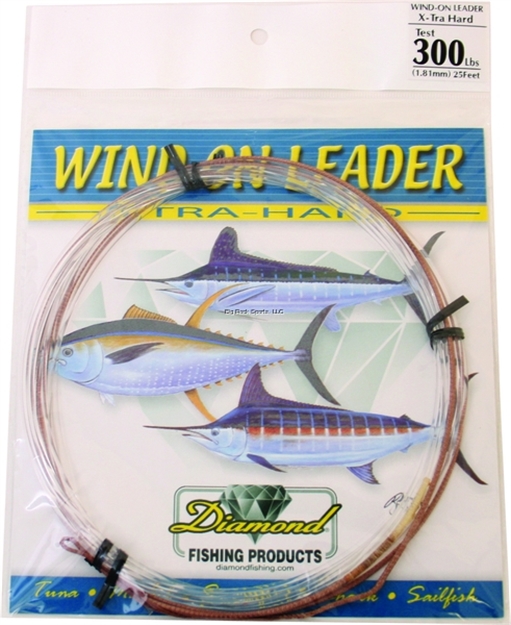 Picture of Momoi Monofilament Wind ON Leader Hicatch X-Hard 300Lb 25Ft Clear White