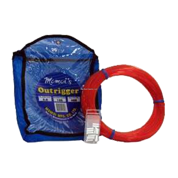Picture of Momoi Outrigger Mono 100Yd Coil 400# Test Dark Red