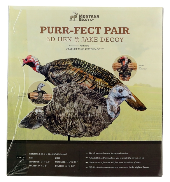 Picture of Montana Decoy 0062 Purr-Fect Pair Combo Turkey Decoy