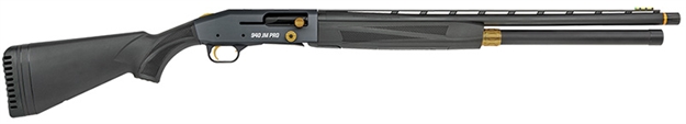 Picture of Moss 940 JM Pro Semi-Auto Shotgun, 12 Ga, 3", 24" VR Bbl, 5 Rd, Tungsten Grey Rec./Matte Blue Bbl, Black Synth. Stock 85143 015813851435