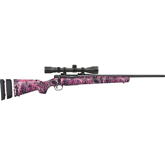 Picture of  Mossberg 28143 Patriot Super Bantam 6.5 Creedmoor 5+1 20" Matte Blued Fluted Barrel Matte Blued Steel Muddy Girl Wild Right Hand