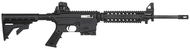 Picture of Mossberg 715T Flat Top Semi-Auto Rifle 22 Lr, Rh, 16.25 In, Blued, Syn Stock, 10+1 Rnd, Std Trigger 37205