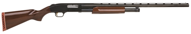Picture of Mossberg 500 Hunting All-Purpose Field Classic Pump Shotgun 12 Ga, Rh, 28 In, Blue, Wood, 5+1 Rnd, Vent Rib, 3 IN 50126 015813501262