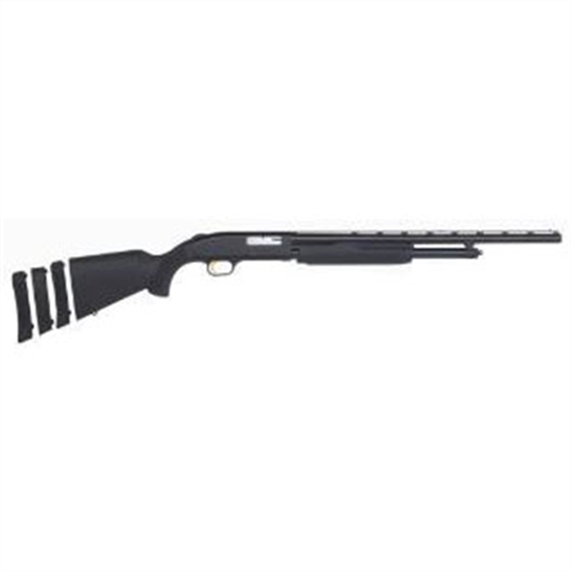 Picture of  Mossberg 54210 500 Super Bantam Youth 20 Gauge Pump 3" 5+1 22" Blued Vent Rib Barrel, Blued Steel Receiver, Adj Lop Black Synthetic Stock, Right Hand