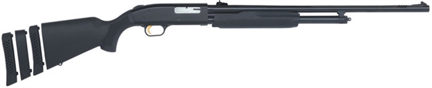 Picture of Mossberg 500 Super Bantam Slugster Pump Shotgun 20 Ga, Rh, 24 In, Blue, Syn, 5+1 Rnd, Fully Rifled, Ported, 3 IN