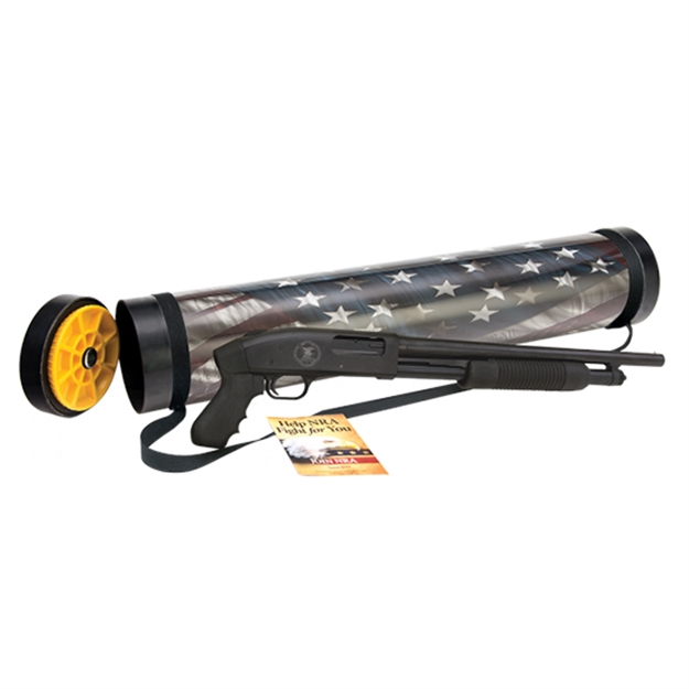 Picture of Mossberg 500 Tactical Jic Patriot Pump Shotgun 12 Ga, Rh, 18.5 In, Blue, Syn, 5+1 Rnd, Compact, 3 IN