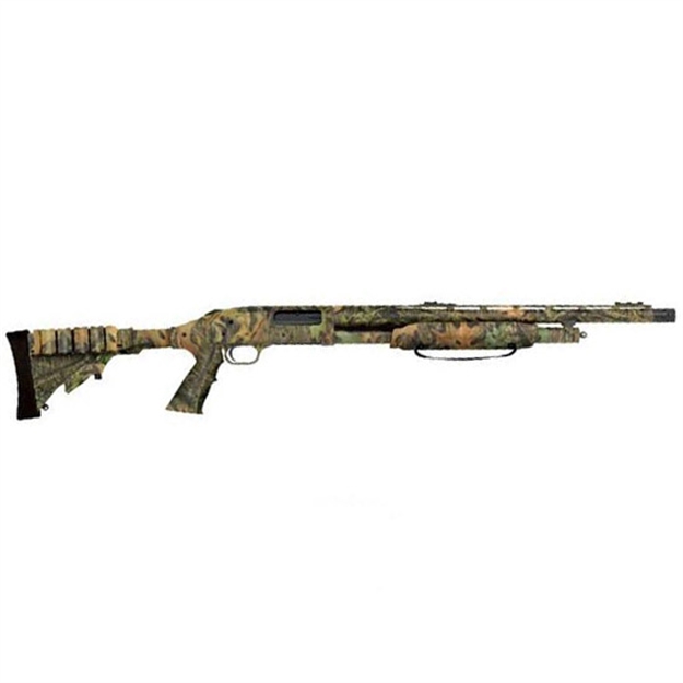 Picture of Mossberg 500 Pump Shotgun Turkey 12Ga 20" 6Rnd Adj-Stk Fiber Optic Xfactor Ported MO Obsession 53265