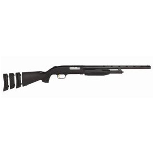 Picture of  Mossberg 50485 510 Super Bantam Youth 20 Gauge 3" 3+1 18.50" Vent Rib Barrel, Dual Extractors, Ez-Reach Forend, Blued Metal Finish, Synthetic Stock W/Adjustable Lop Spacer, Includes Accu-Set Chokes