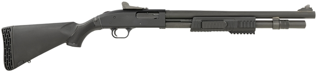 Picture of Mossberg 52154 590  12 Gauge 6+1 18.50", Black, Synthetic Flex Stock, Cyl. Bore, Ghost Ring Sight