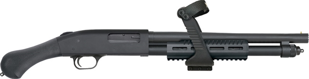 Picture of Mossberg 590 Shock N Saw 12Ga 3" 6Rd M-Lok Blued < 50647