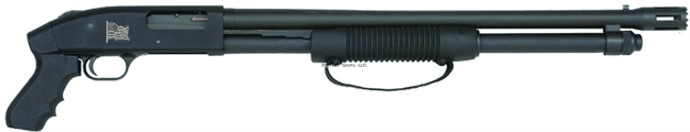 Picture of Mossberg 590 Cruiser American Pump Shotgun 12 GA 23" Cyl Stand Off 8 Shot Blusyn Brs Excl.