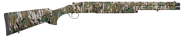 Picture of  Mossberg 75485 Silver Reserve Eventide Turkey Over/Under 12 Gauge 3.5" 2Rd 20", Mossy Oak Greenleaf, Synthetic Furniture, Fiber Optic Sight, Ext. Turkey Choke