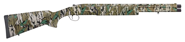 Picture of  Mossberg 75486 Silver Reserve Eventide Turkey Over/Under 20 Gauge 3" 2Rd 20", Mossy Oak Greenleaf, Synthetic Furniture, Fiber Optic Sight, Ext. Turkey Choke