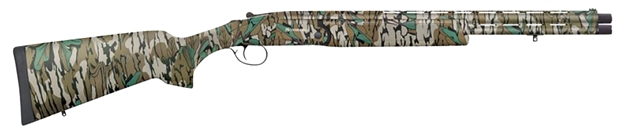 Picture of  Mossberg 75487 Silver Reserve Eventide Turkey Over/Under 28 Gauge 2.75" 2Rd 20", Mossy Oak Greenleaf, Synthetic Furniture, Fiber Optic Sight, Ext. Turkey Choke 884110754875