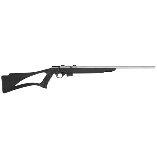 Picture of Mossberg 817 Bolt Rifle 17 Hmr, Rh, 21 In, Brushed Chrome, Syn Stk, 6+1 Rnd
