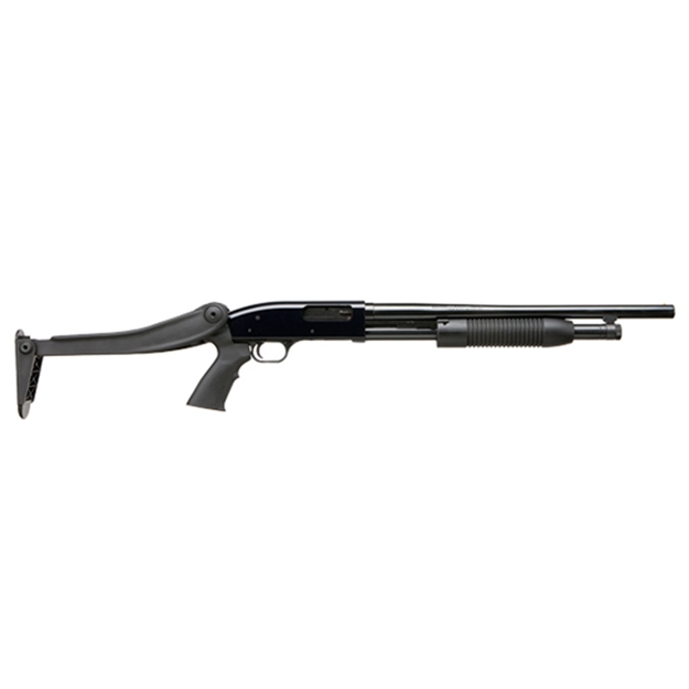Picture of Mossberg Maverick 88 Pump Shotgun 12 Ga, 3", 18.5" Bbl, Ati Top Folding Stock 6 Rnd, Cylinder Bore G31027