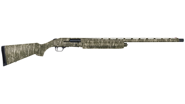 Picture of Mossberg 930 Hunting Field Semi-Auto Shotgun, 12 Ga, 3", 26" Bbl, Mossy Oak New Bottomland Camo, Fiber Optic Sights, 4+1 Rnd 85213 015813852135