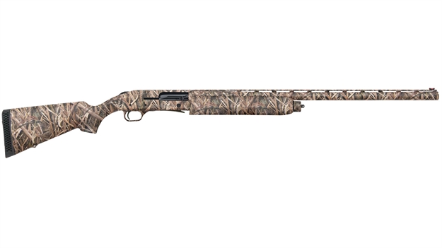 Picture of  Mossberg 81023 935 Waterfowl 12 Gauge With 28" Barrel, 3.5" Chamber, 4+1 Capacity, Overall Mossy Oak Shadow Grass Blades Finish, Synthetic Stock & Fiber Optic Sight Right Hand (Full Size) 015813810234