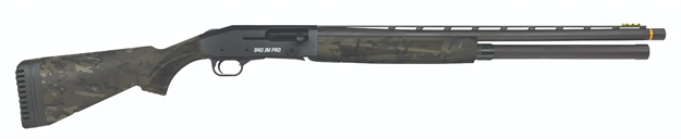 Picture of Mossberg 940 JM Pro Semi-Auto Shotgun, 12 Ga., 3", 24" VR Bbl, Matte Blue, Black Multicam Synthetic Stock, 9+1 Rnd 85113
