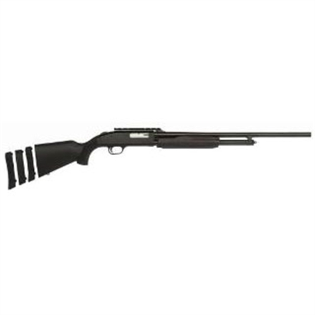 Picture of Mossberg 500 Super Bantam Slugster Pump Shotgun 20 Ga, Rh, 24 In, Blue, Syn, 5+1 Rnd, Fully Rifled, Ported, 3 IN 54256